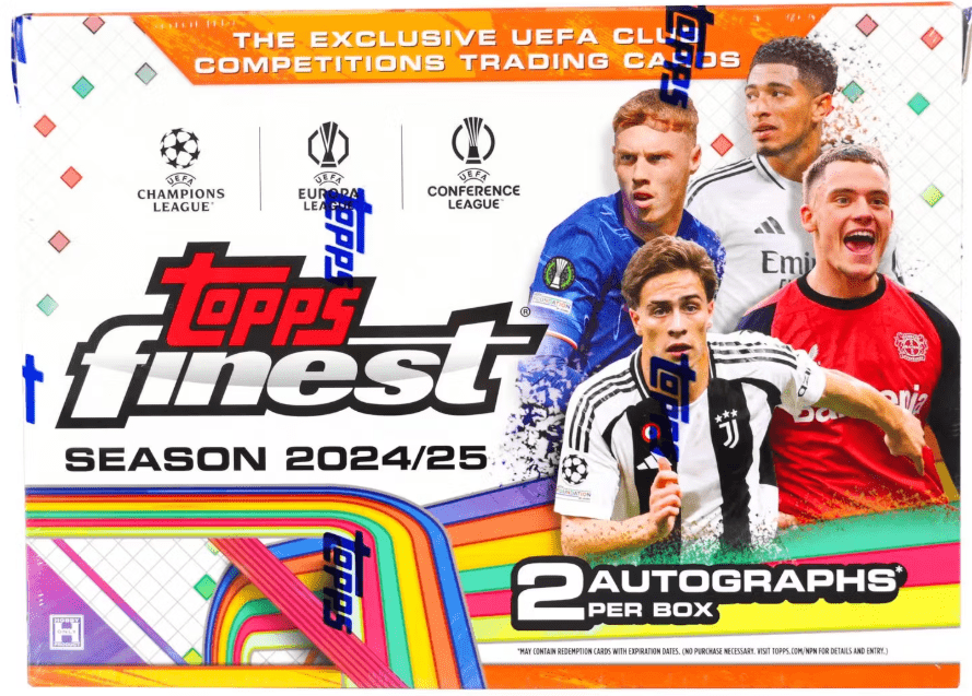 2024-25 Topps Finest UEFA Club Competitions Hobby Box
