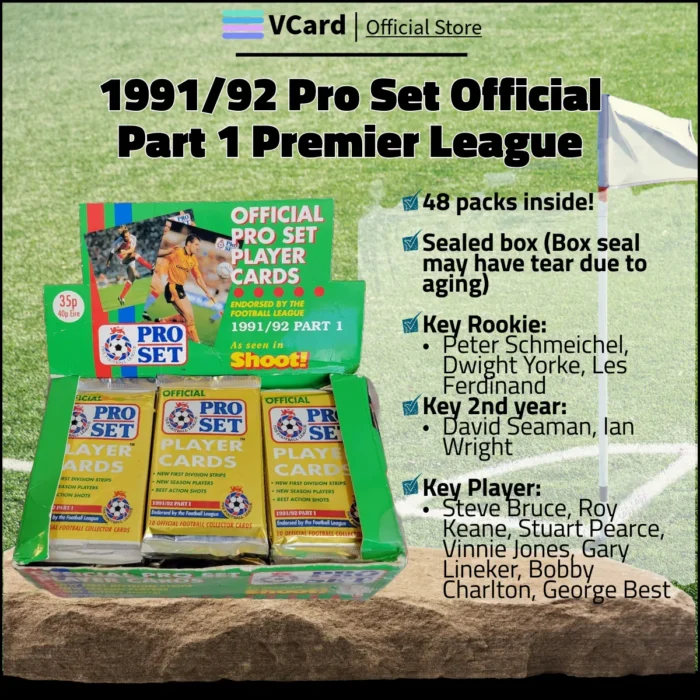 1991-92 Upper Deck English Premier League Soccer Box