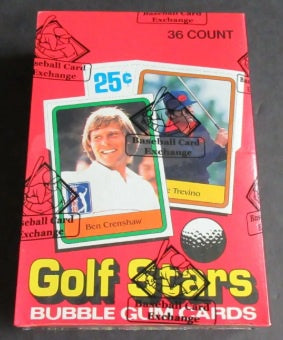 1981 Donruss Golf Wax Box