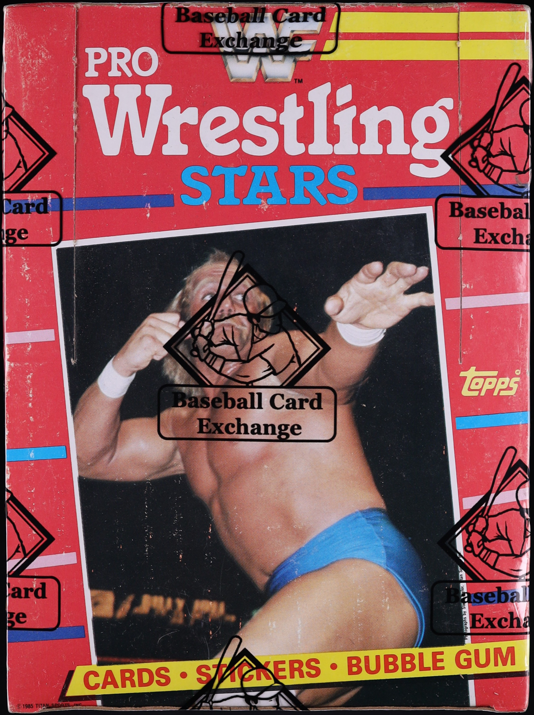 1985 Topps WWF Wrestling Wax Box