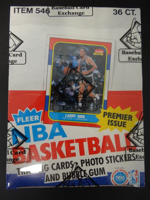 1986-87 Fleer Basketball Wax Box