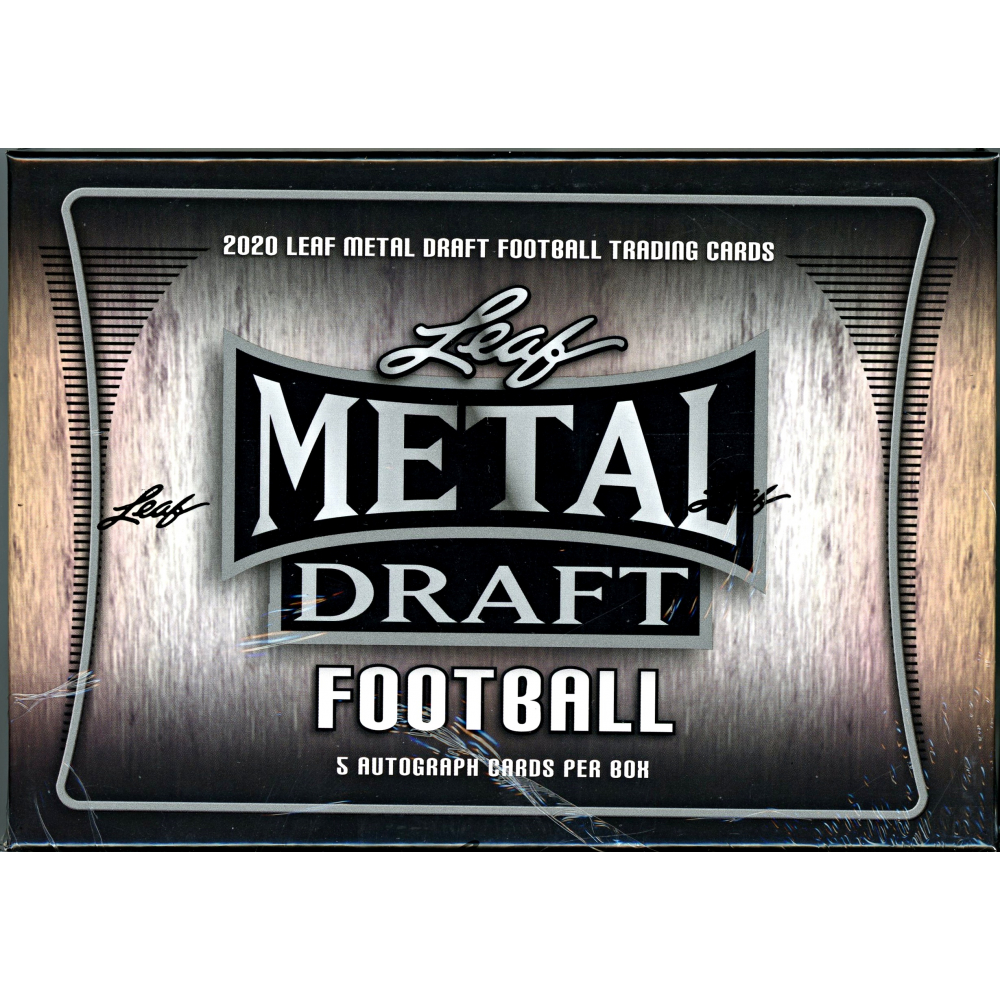 2020 Leaf Metal Draft Football Hobby Box