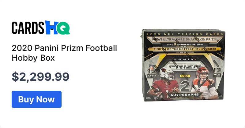 2020 Panini Prizm Football Hobby Box