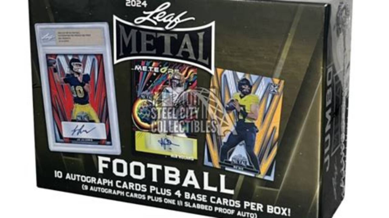 2022 Leaf Metal Draft Football Hobby Box