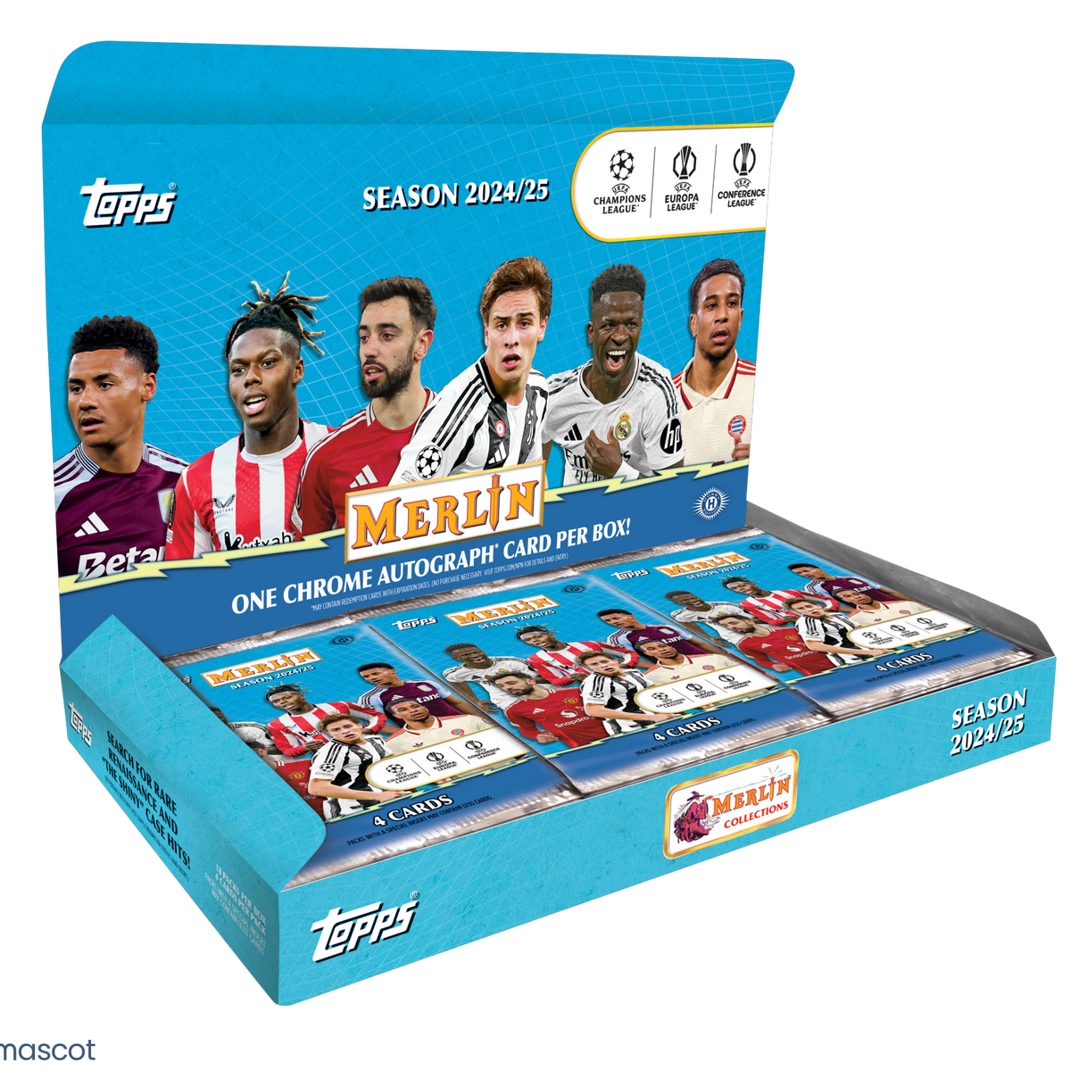 2024-25 Topps Merlin UEFA Club Competitions Hobby Box